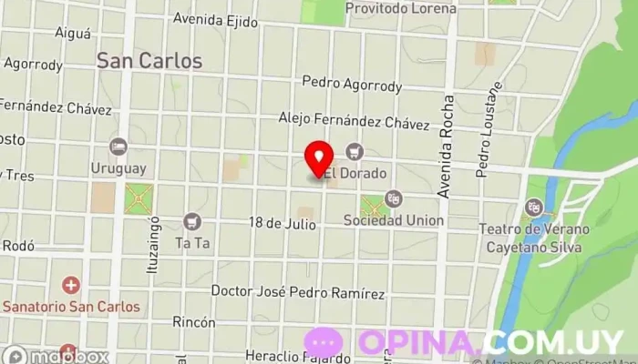 mapa de Tiki Taka Papelería en San Carlos