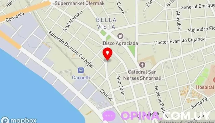 mapa de Todo Papel Distribuidor de papel, Comercio en Montevideo