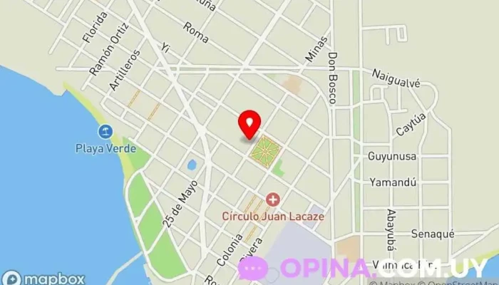 mapa de Todobolsas Cotillón Tienda de artículos de fiesta en Juan L. Lacaze