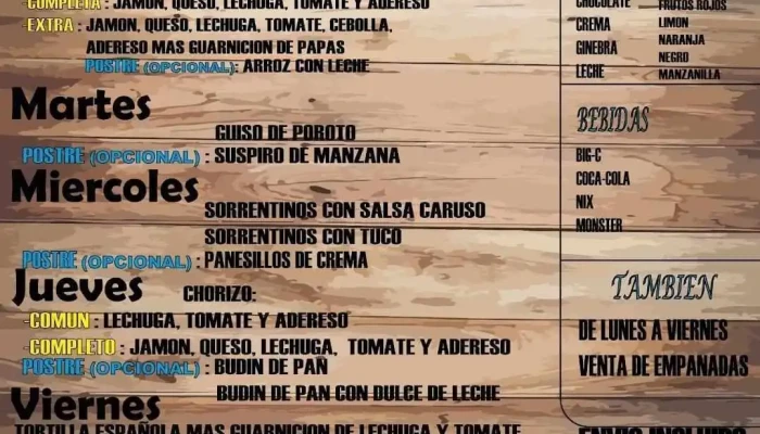 Toquito Van Foodtruck -  Menu - La Paz
