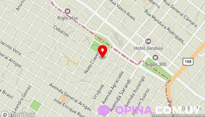 mapa de Torre del marco Edificio de apartamentos en Rivera