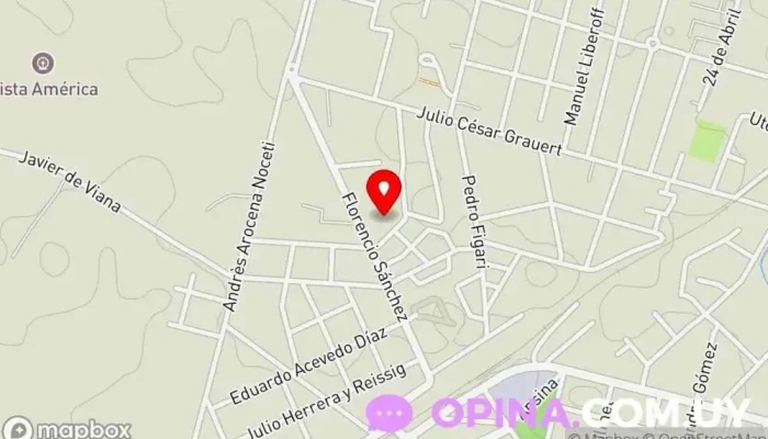 mapa de Torre FM Emisora de radio en Florida