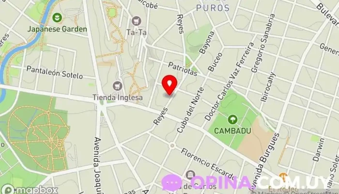 mapa de TORRES PARQUE ATAHUALPA Sociedad de viviendas en Montevideo