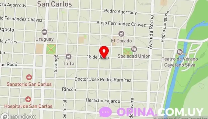 mapa de Tosi San Carlos | tienda & bazar Tienda general en San Carlos