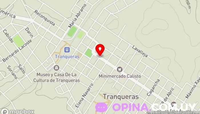 mapa de Tranqueras  en Tranqueras