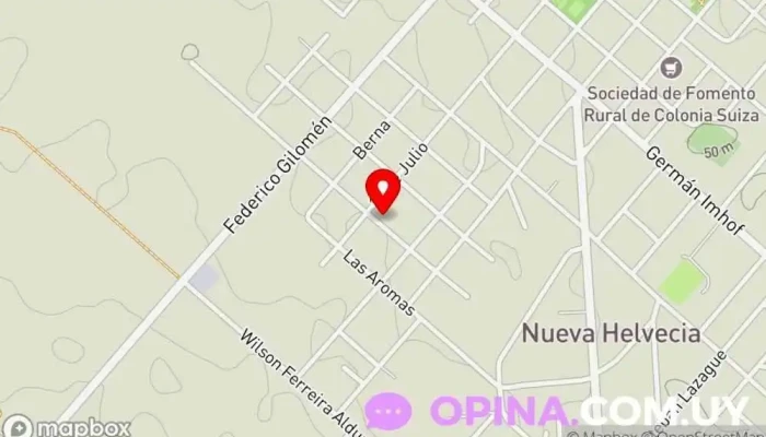 mapa de Transportes montelongo servicio de encomienda Centro de tratamiento de trastornos alimentarios en Nueva Helvecia