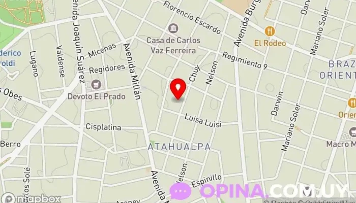 mapa de Trapiluz Comercio en Montevideo