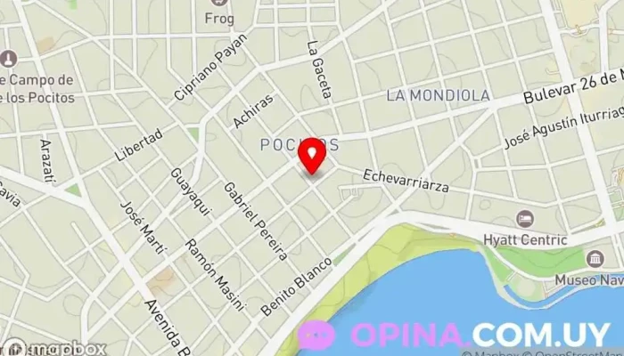 mapa de Trascender Coaching Institución educativa en Montevideo