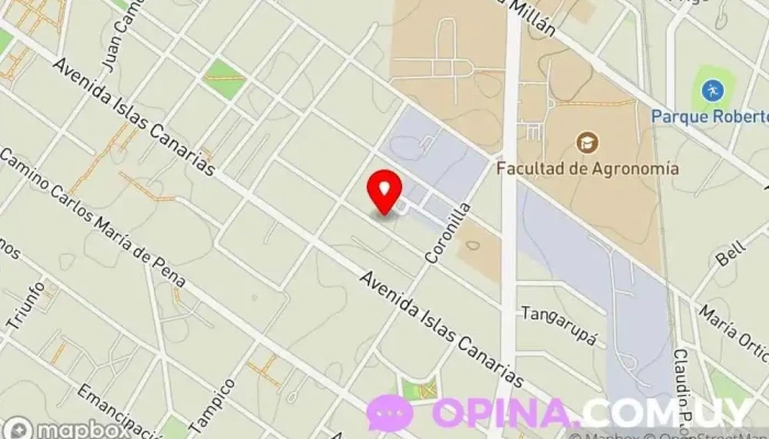 mapa de TRES VE papeleria jugueteria y mas Papelería en Montevideo