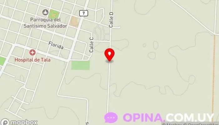 mapa de Triada Fitness Gimnasio en Tala