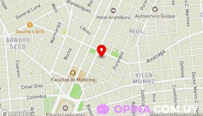 mapa de Tu Lugar Creaciones Papelería en Montevideo