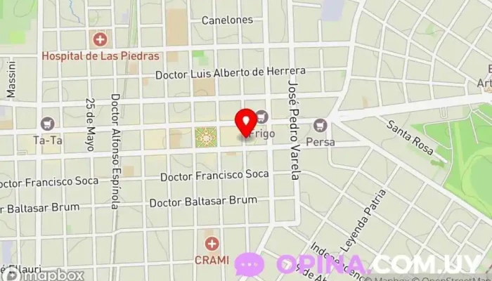 mapa de Tu Papelería Papelería en Las Piedras