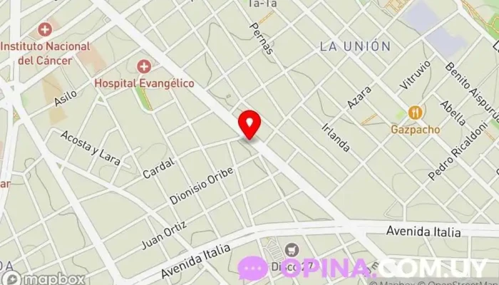 mapa de Tu tienda Clip Papelería, Tienda de regalos, Juguetería en Montevideo