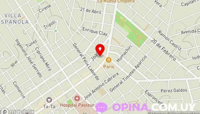 mapa de UCOVI Complejo de viviendas en Montevideo