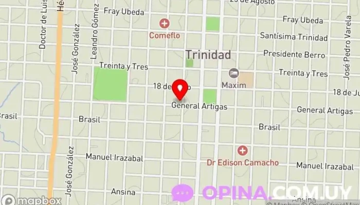 mapa de Ultreia Cafetería, Librería, Centro cultural en Trinidad