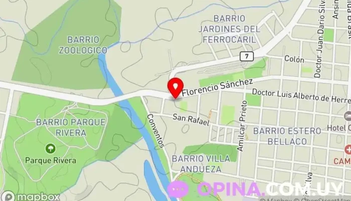 mapa de UNEM  en Melo