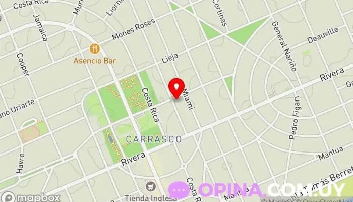 mapa de URRESTARAZU Bienes Raices Consultor inmobiliario en Montevideo