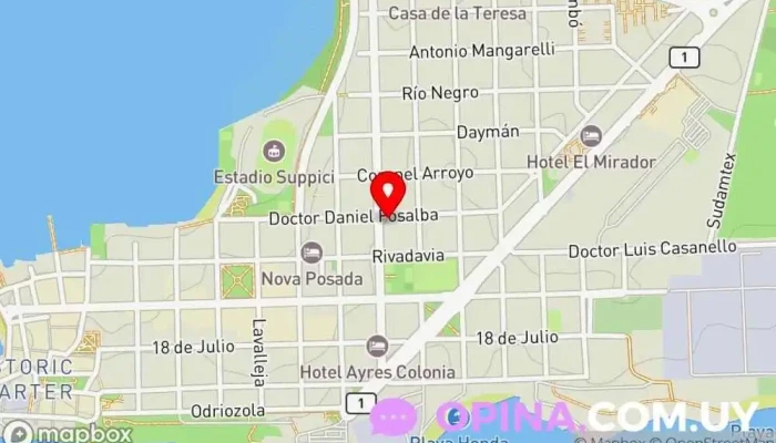 mapa de UstedRemata Agencia inmobiliaria en Col. del Sacramento