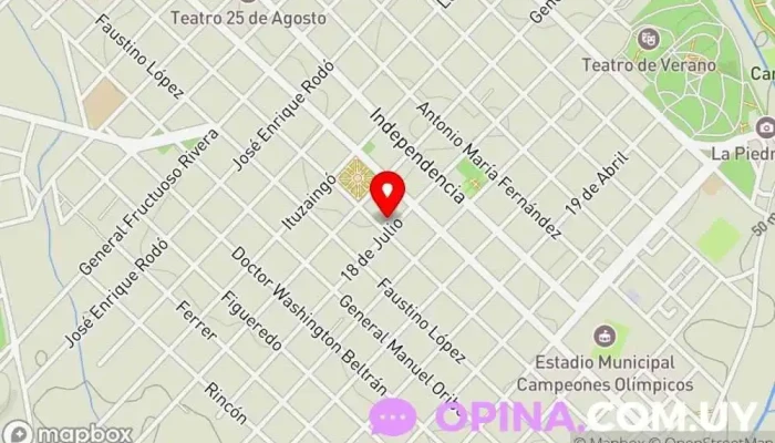 mapa de UTU Florida Escuela en Florida