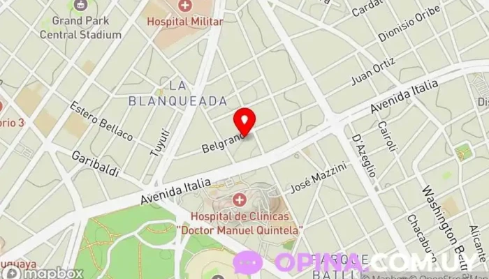 mapa de Vanir Librería en Montevideo