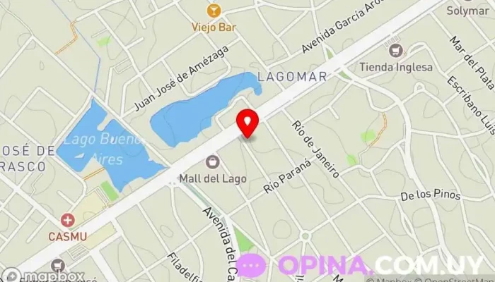 mapa de Varela Inmobiliaria Sucursal Lagomar Agencia inmobiliaria en Ciudad de la Costa