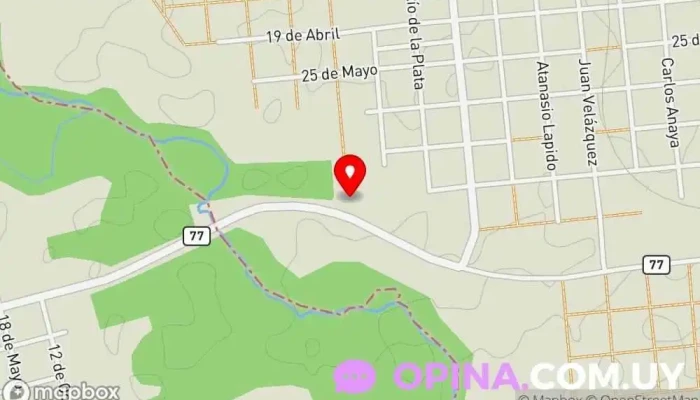 mapa de Veinticinco de agosto Librería en 25 de Agosto