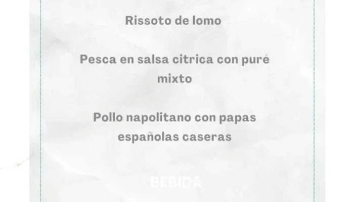 Veintitres Bar -  Menu - Montevideo