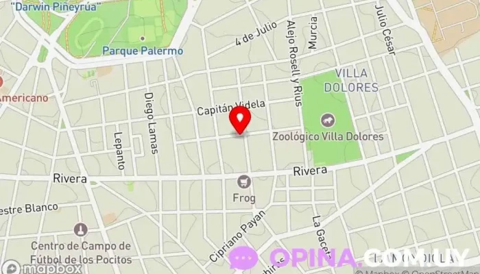 mapa de VendoCasa Inmobiliaria Agencia inmobiliaria en Montevideo