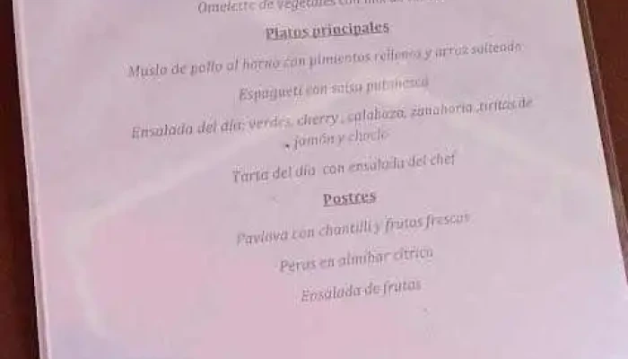 Ventus Menu - Montevideo