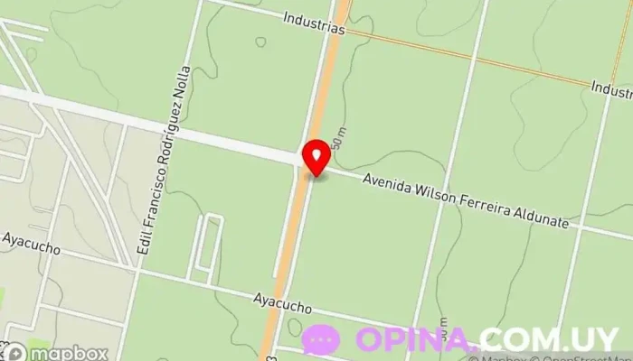 mapa de Veterinaria Agroveterinaria del Norte Veterinario, Ferretería en Paysandú