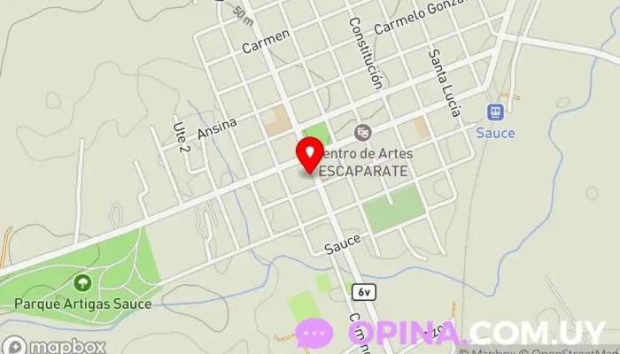 mapa de Veterinaria La Querencia Veterinario en Sauce