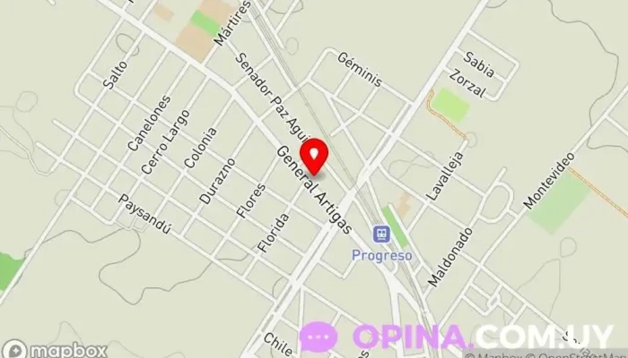 mapa de Veterinaria Progreso Veterinario en Progreso