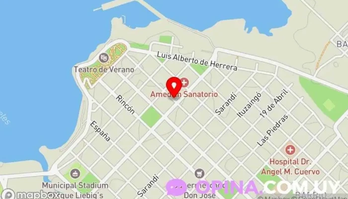 mapa de Veterinaria Río Negro Veterinario en Fray Bentos