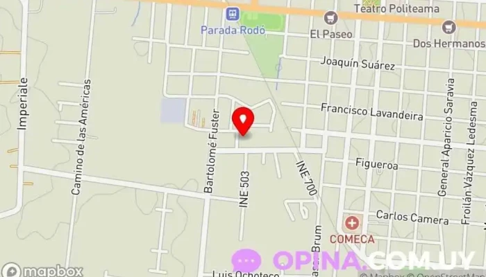 mapa de violeta Clínica psiquiátrica en Canelones