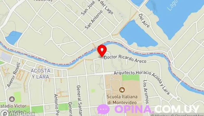 mapa de Virginia Morales Agencia inmobiliaria en Montevideo