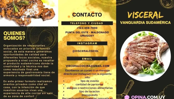 Visceral Cocina -  Menu - Punta del Este