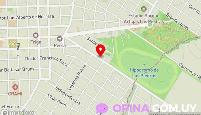 mapa de VITA Consultorio Veterinario (urgencias) Clínica ambulatoria en Las Piedras