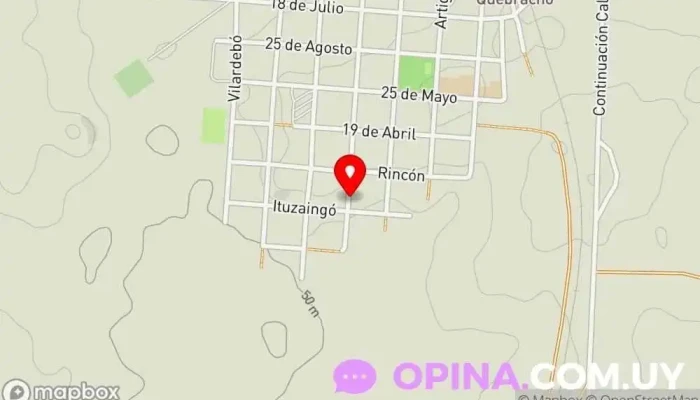 mapa de Vivero El Rancho Vivero en Quebracho