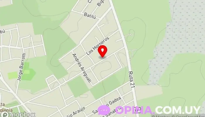 mapa de Vivero Jardines del Sacramento Vivero en Col. del Sacramento