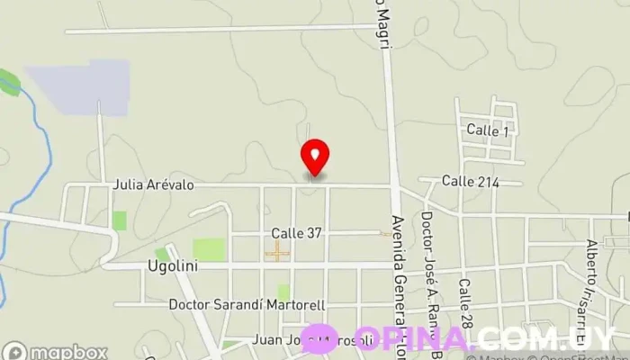 mapa de Viviendas COVILAVA Complejo de viviendas en Minas