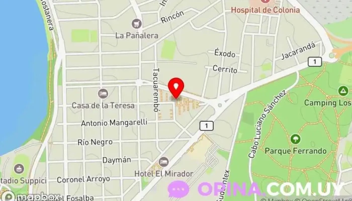 mapa de Viviendas INVE Sociedad de viviendas en Col. del Sacramento