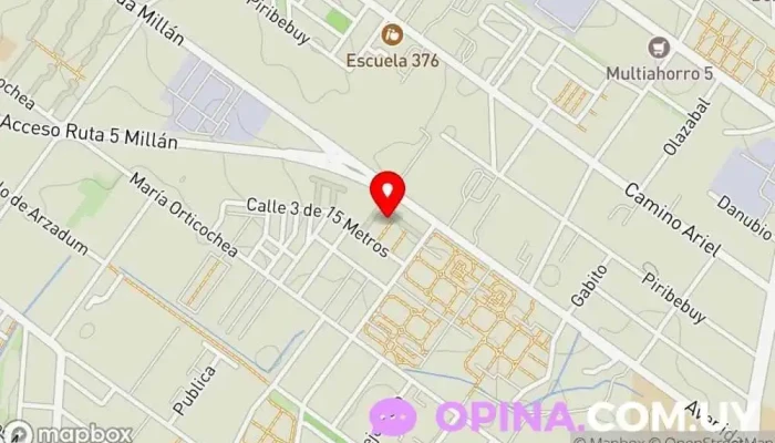 mapa de Viviendas Juan Pablo II Complejo de viviendas en Montevideo