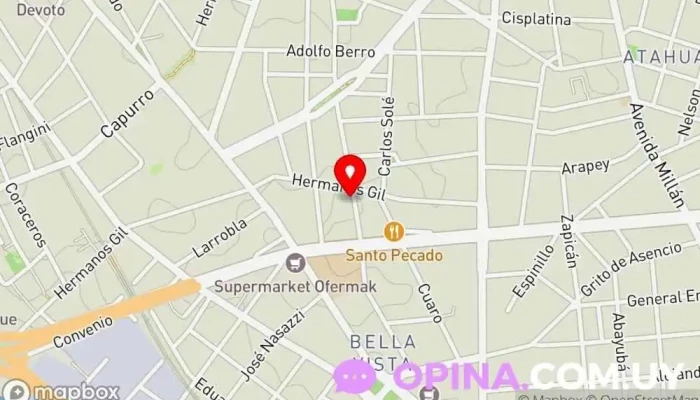 mapa de We Care Clínica dental, Esteticista en Montevideo