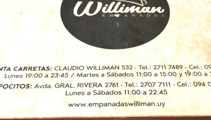Williman Empanadas Punta Carretas -  Comentario 2 - Montevideo