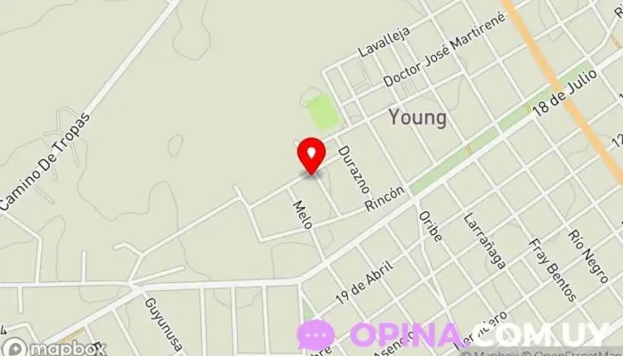 mapa de Yeny Fischer Vivero en Young