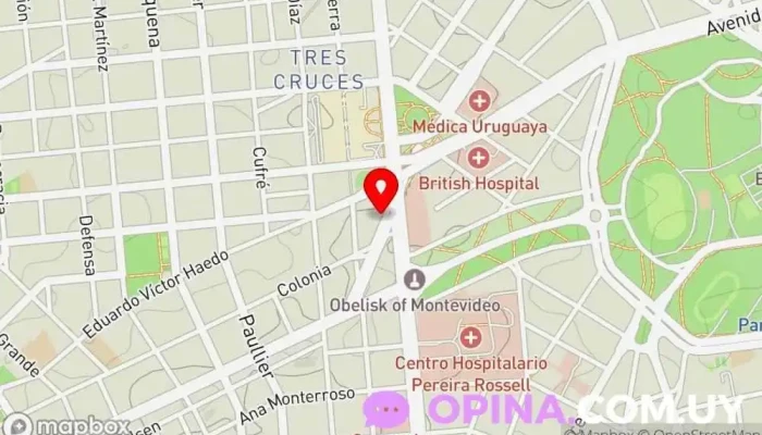 mapa de Yess Penino | Clínica Nanopigmentación | Nanoblading | Nanolips | Tatuaje 3D Pezón Clínica especializada en Montevideo