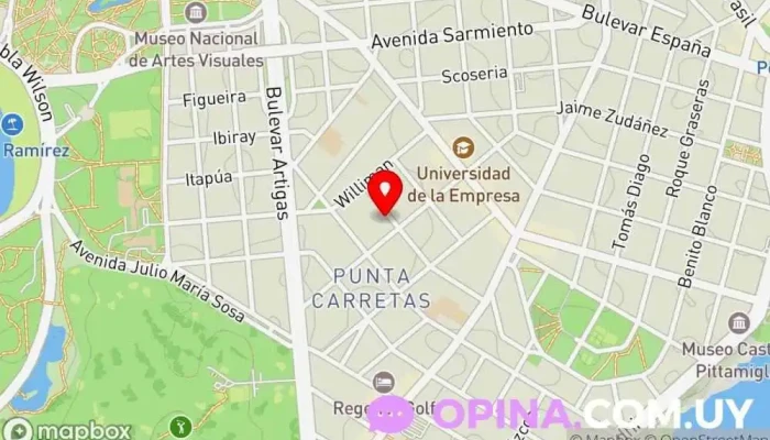 mapa de Yoel Haskel Clínica Dental Clínica dental, Médico en Montevideo