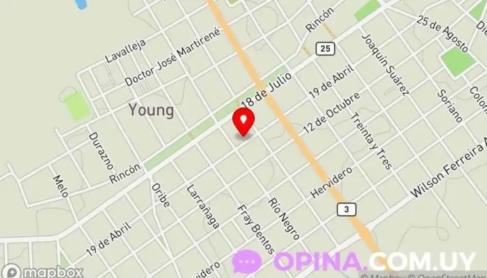 mapa de Zinoveev rematadores Centro comercial en Young