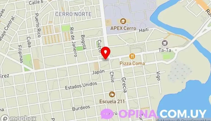 mapa de ZOLA  en Montevideo