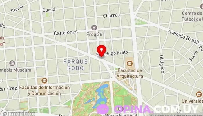 mapa de Zona Brokers Agencia inmobiliaria, Agentes inmobiliarios en Montevideo